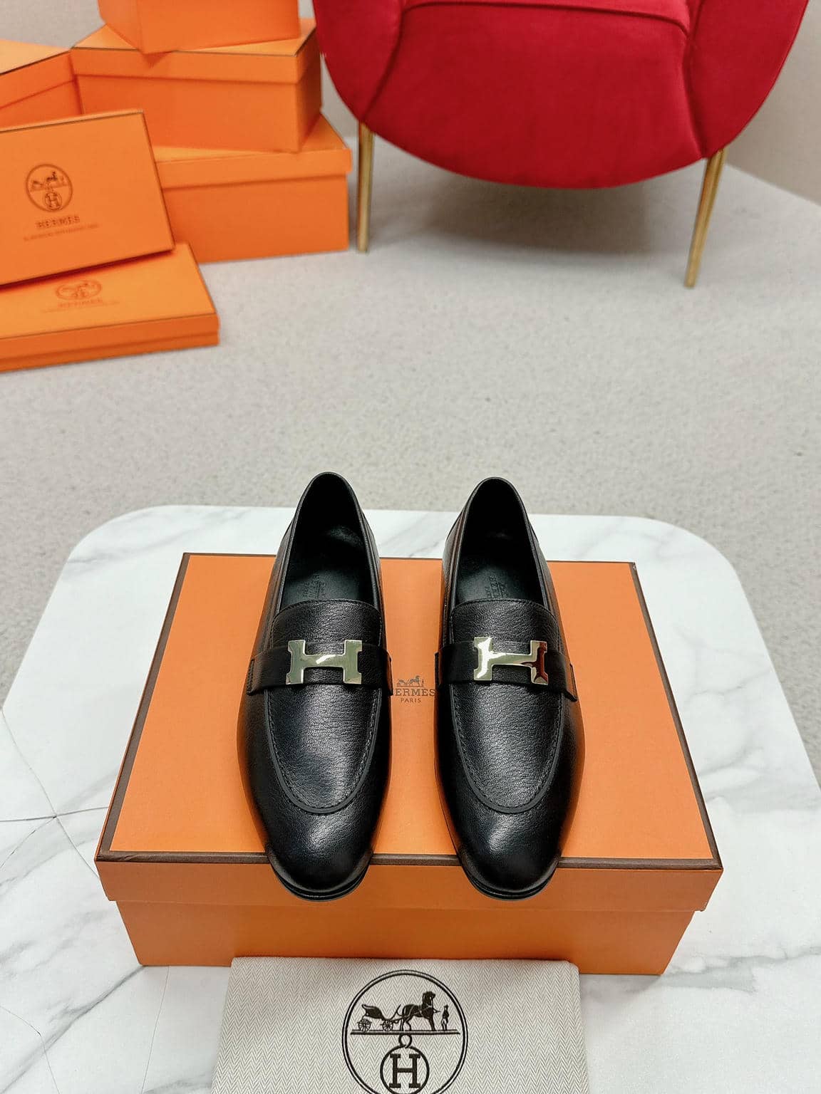 Hermes Loafer Ｈ-5